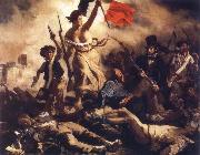 Eugene Delacroix Liberty Leading the People oil on canvas